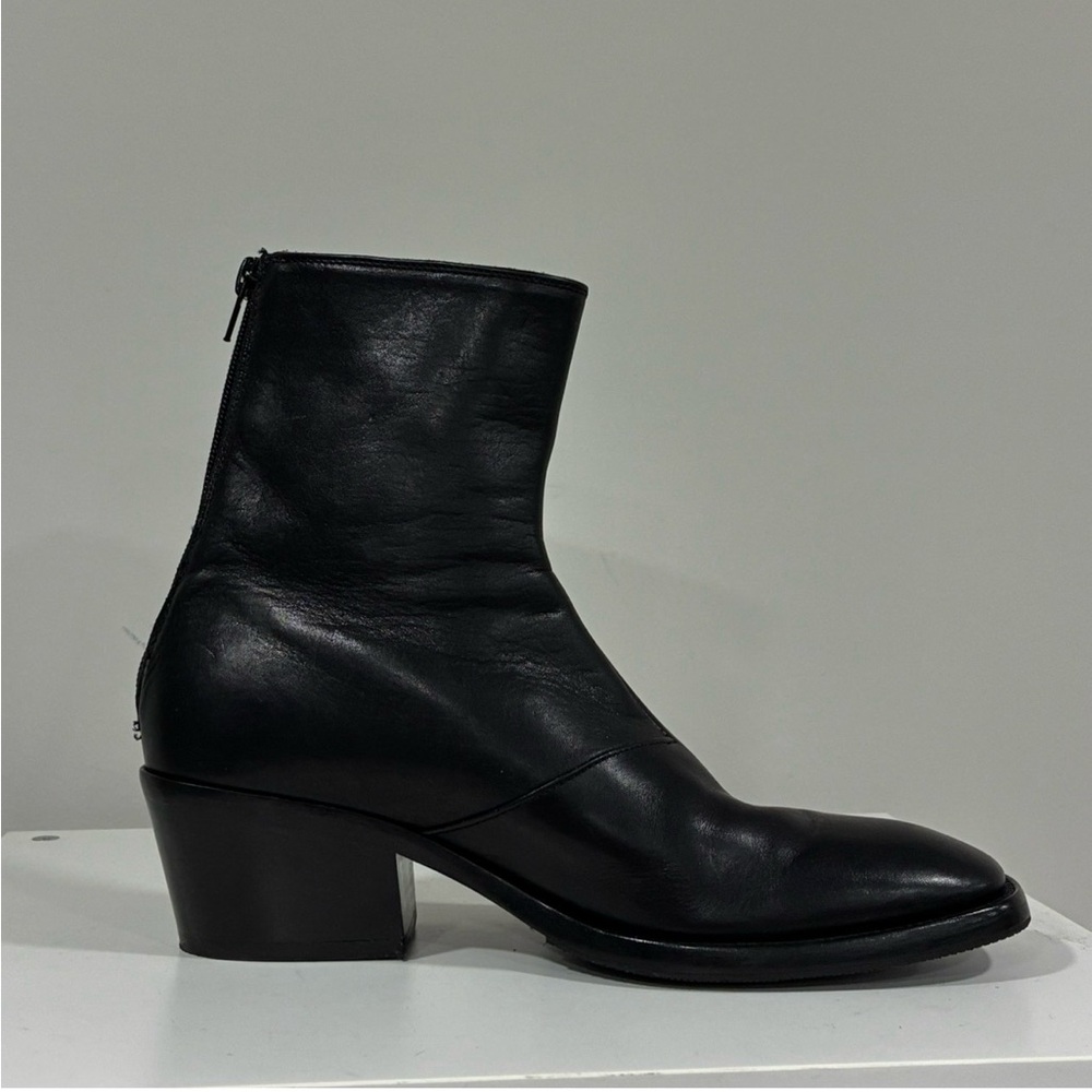 Acne Studios Square Toe Leather Boot Size US 8 EU 41 - Picture 1 of 15